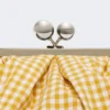 Grand sac Pasticcino en coton vichy, jaune Grand sac Pasticcino en coton vichy, jaune
