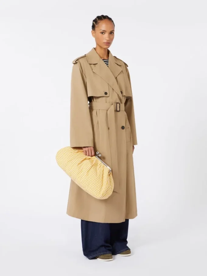 Grand sac Pasticcino en coton vichy, jaune Grand sac Pasticcino en coton vichy, jaune