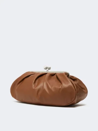 Grand sac Pasticcino en peau de mouton, couleur tabac