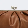 Grand sac Pasticcino en peau de mouton, couleur tabac