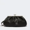 Grand sac Pasticcino en peau de mouton, noir