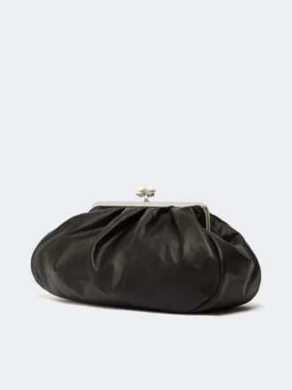 Grand sac Pasticcino en peau de mouton, noir
