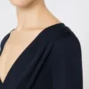 Haut en jersey de laine, bleu outremer Haut en jersey de laine, bleu outremer