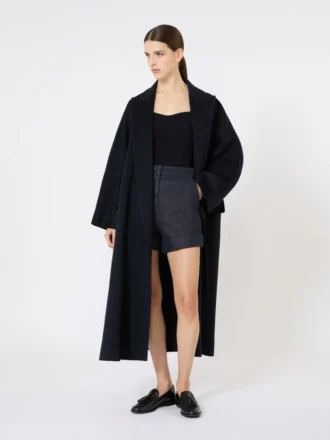 Haut en maille de laine, bleu outremer