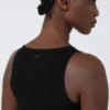 Haut en maille mélangée viscose, noir Haut en maille mélangée viscose, noir