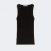 Haut en maille mélangée viscose, noir Haut en maille mélangée viscose, noir