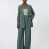 Haut en maille mélangée viscose, vert sauge Haut en maille mélangée viscose, vert sauge