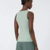 Haut en maille mélangée viscose, vert sauge Haut en maille mélangée viscose, vert sauge