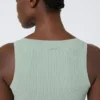 Haut en maille mélangée viscose, vert sauge Haut en maille mélangée viscose, vert sauge