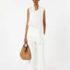 Haut en satin de soie, blanc Haut en satin de soie, blanc