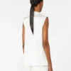 Haut en satin de soie, blanc Haut en satin de soie, blanc