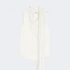 Haut en satin de soie, blanc Haut en satin de soie, blanc