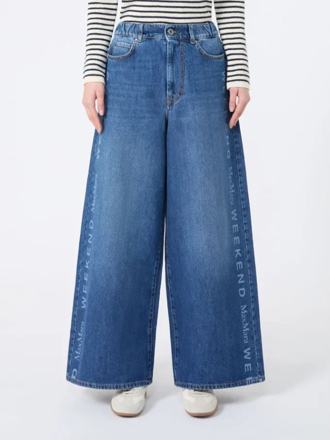 Jean en denim de coton authentique, bleu marine Jean en denim de coton authentique, bleu marine