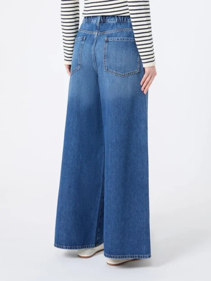 Jean en denim de coton authentique, bleu marine Jean en denim de coton authentique, bleu marine