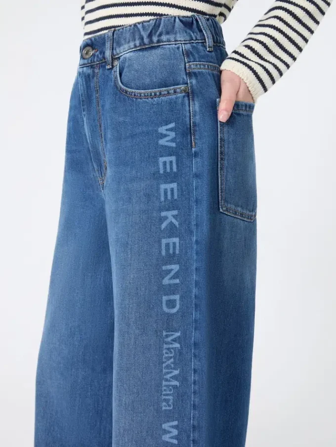 Jean en denim de coton authentique, bleu marine Jean en denim de coton authentique, bleu marine