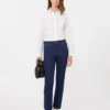 Jean en denim stretch à cinq poches, bleu marine Jean en denim stretch à cinq poches, bleu marine