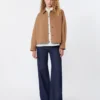 Chemise en popeline avec broderies, blanche Chemise en popeline avec broderies, blanche