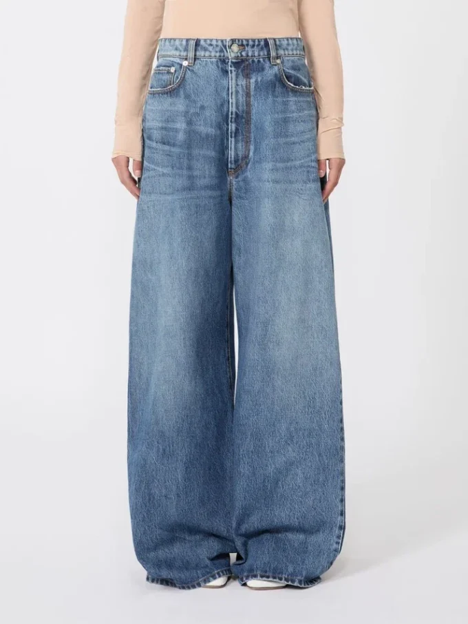 Jean oversize taille basse, bleu nuit Jean oversize taille basse, bleu nuit