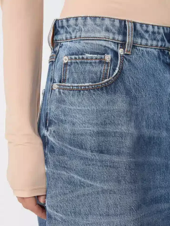 Jean oversize taille basse, bleu nuit Jean oversize taille basse, bleu nuit