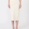 Jupe crayon en viscose stretch, blanche Jupe crayon en viscose stretch, blanche
