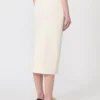 Jupe crayon en viscose stretch, blanche Jupe crayon en viscose stretch, blanche