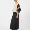 Jupe en satin de coton, noir Jupe en satin de coton, noir