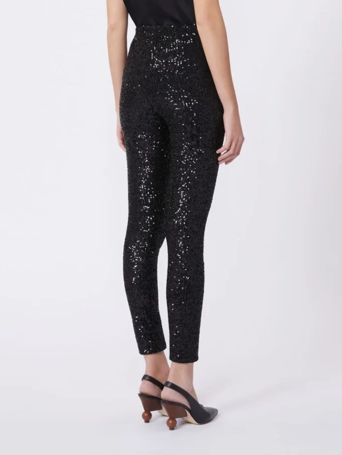 Leggings à paillettes, noir Leggings à paillettes, noir