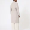 Long cardigan en alpaga et laine, couleur sable Long cardigan en alpaga et laine, couleur sable
