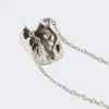 Long collier avec grand pendentif en forme de sac Pasticcino, argent Long collier avec grand pendentif en forme de sac Pasticcino, argent