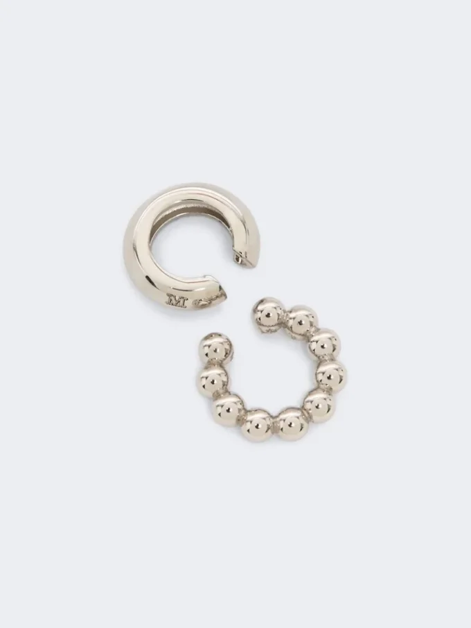 Lot de deux boucles d’oreilles, argent Lot de deux boucles d’oreilles, argent