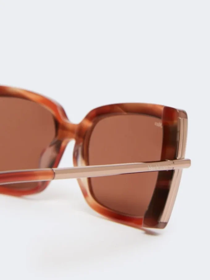 Lunettes de soleil carrées, couleur rouille Lunettes de soleil carrées, couleur rouille