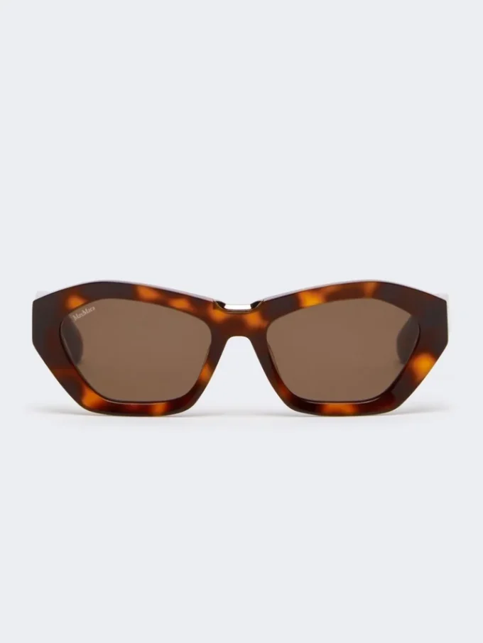 Lunettes de soleil carrées et audacieuses, brun bronze fauve