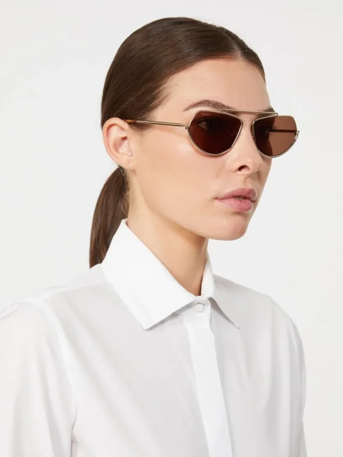 Lunettes de soleil carrées, marron Lunettes de soleil carrées, marron