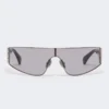 Lunettes de soleil de type « shield », noires Lunettes de soleil de type « shield », noires