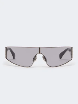 Lunettes de soleil de type « shield », noires
