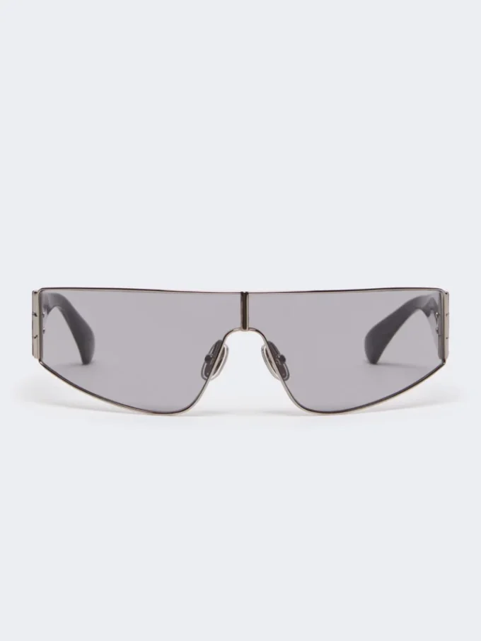 Lunettes de soleil de type « shield », noires Lunettes de soleil de type « shield », noires