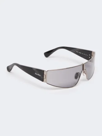 Lunettes de soleil de type « shield », noires
