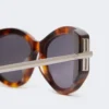 Lunettes de soleil ovales, brun bronze fauve Lunettes de soleil ovales, brun bronze fauve