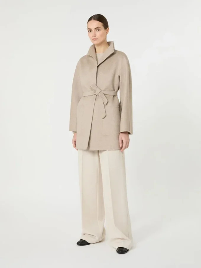Manteau cache-cœur camel, sable Manteau cache-cœur camel, sable