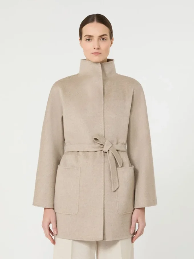 Manteau cache-cœur camel, sable Manteau cache-cœur camel, sable