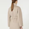 Manteau cache-cœur camel, sable Manteau cache-cœur camel, sable