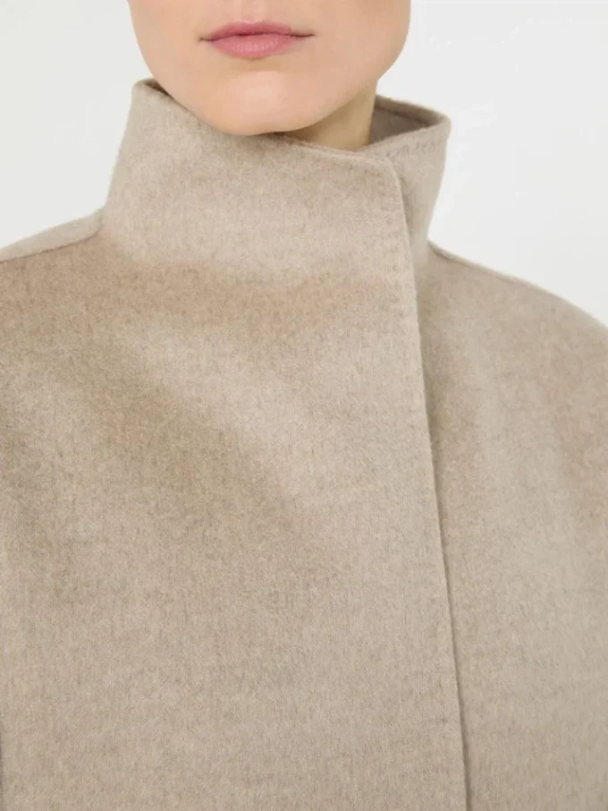 Manteau cache-cœur camel, sable Manteau cache-cœur camel, sable