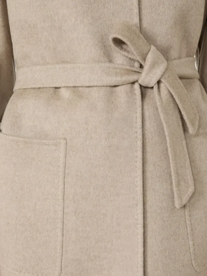 Manteau cache-cœur camel, sable Manteau cache-cœur camel, sable