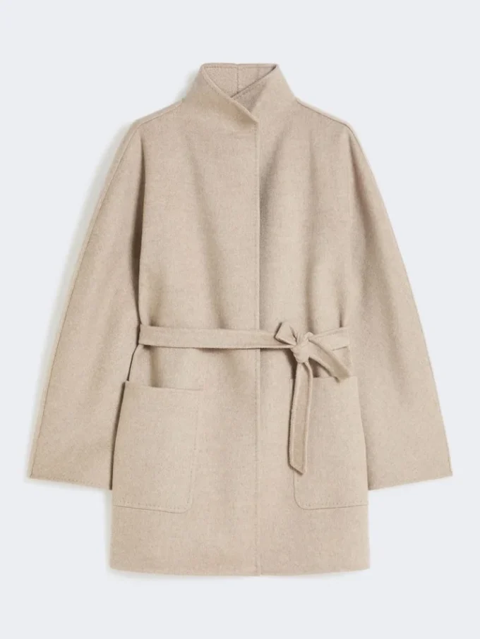 Manteau cache-cœur camel, sable Manteau cache-cœur camel, sable