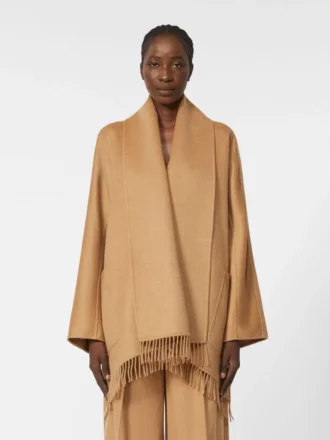 Manteau-cardigan camel, camel