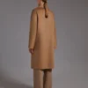 Manteau-cardigan midi en cachemire, couleur camel Manteau-cardigan midi en cachemire, couleur camel
