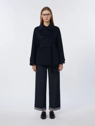 Jean à revers en denim, bleu outremer