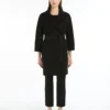 Manteau court en laine Double Face, noir Manteau court en laine Double Face, noir