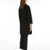 Manteau court en laine Double Face, noir Manteau court en laine Double Face, noir