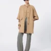 Manteau en drap camel, brun noisette Manteau en drap camel, brun noisette